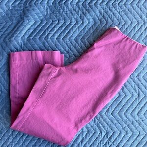 Stretch Pink Kick Flare Pants